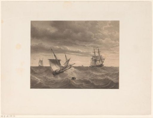 Sailing Ships on the Open Sea