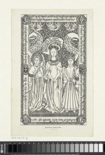 Copper tomb slab, 15th century