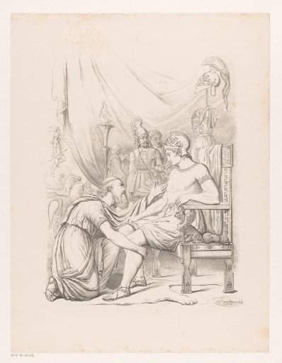 Priam Asking Achilles for the Body of Hector