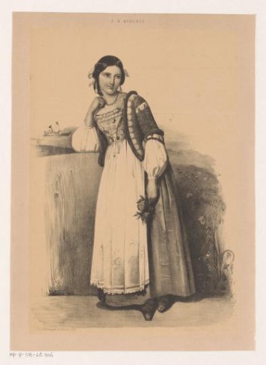 Woman in Italian costume