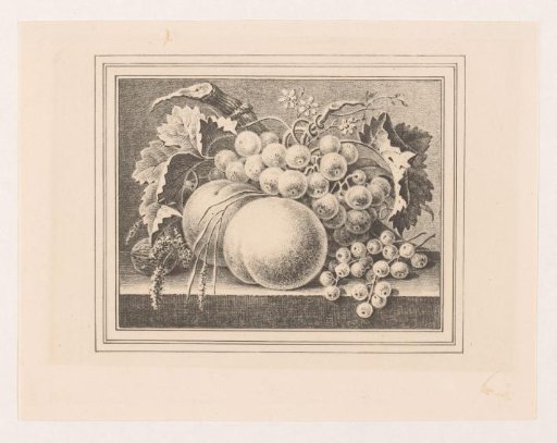 Composition with Fruit in a Frame