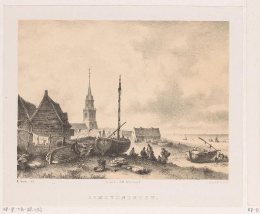 View of the beach of Scheveningen