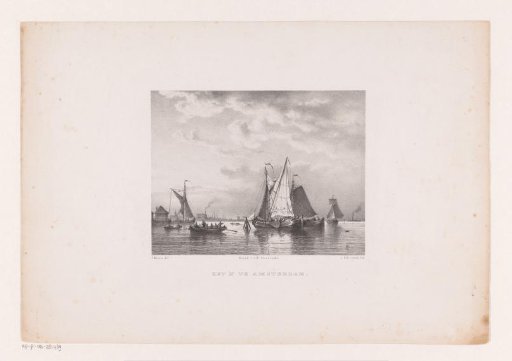View of the IJ near Amsterdam
