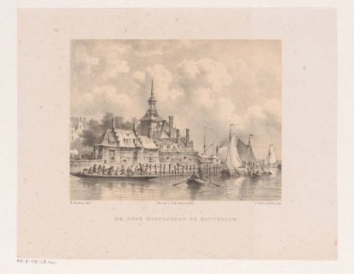Ooster Oude Hoofd Gate in Rotterdam