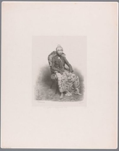 Portrait of Ngabehie, Prince of Yogyakarta