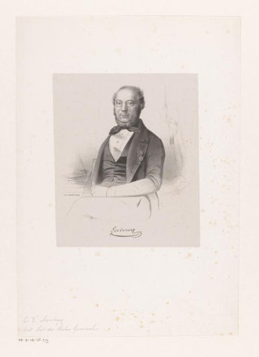 Portrait of civil servant C.E. Leclercq