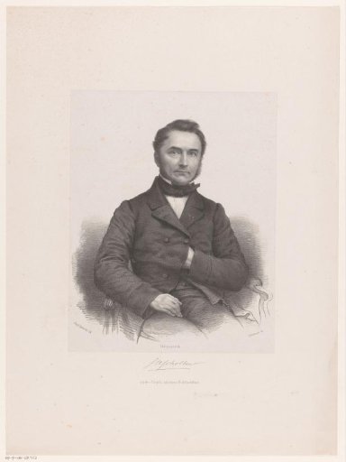 Portrait of Johannes Henricus Scholten