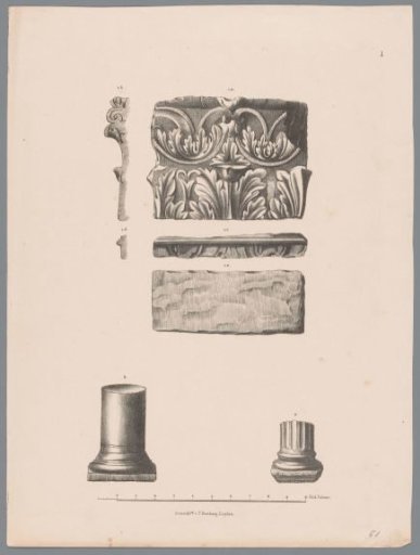 Building fragments, pl. I