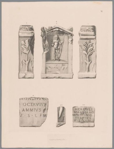 Altar with Neptune and text fragments, pl. 6