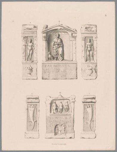 Two Nehalennia altars, pl. X