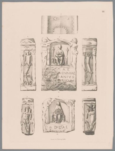 Two Nehalennia altars, pl. XII