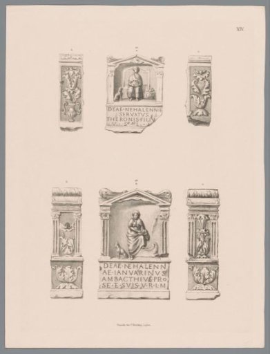 Two Nehalennia altars, pl. XIV