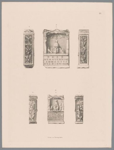 Two Nehalennia altars, pl. XV