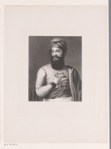 Portrait of a man with a turban