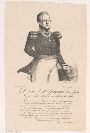 Portrait of General Josephus Jacobus van Geen