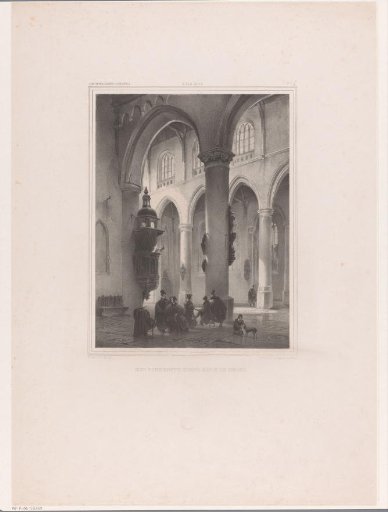 Interior of a Church in Delft