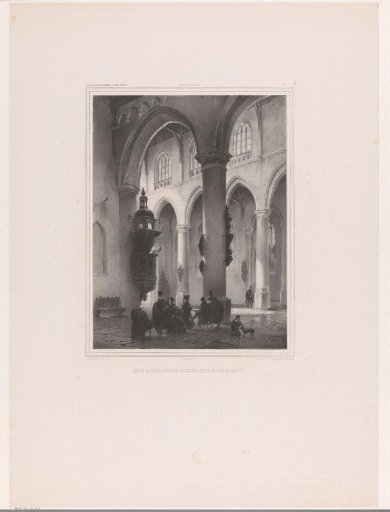 Interior of a church in Delft