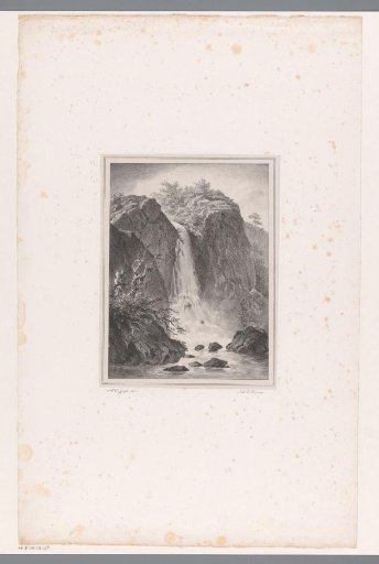 Waterfall between Rocks