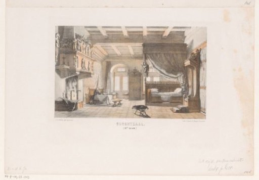 Castle hall, 13th century