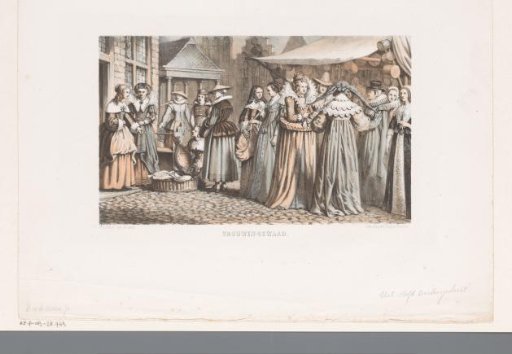 Young Ladies at a Market