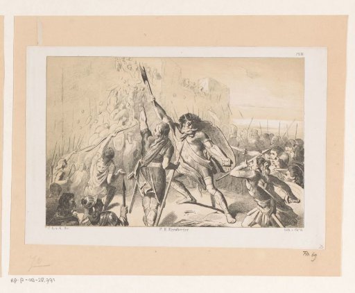 Claudius Civilis Storms the Roman Camp Vetera