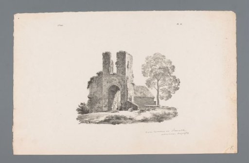 Ruin with farmhouse