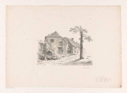 Farmhouses Along a Road