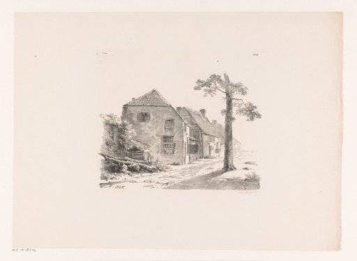 Farmhouses Along a Road