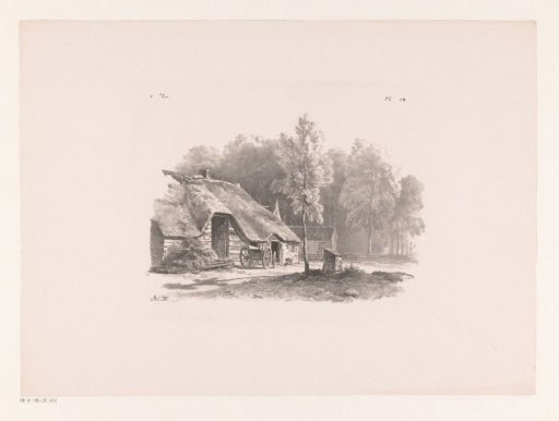 Farmhouse with Cart