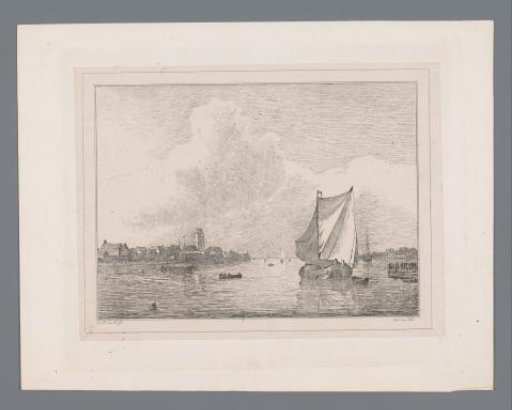 View of Dordrecht from the water