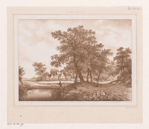 View of a country road and a ditch