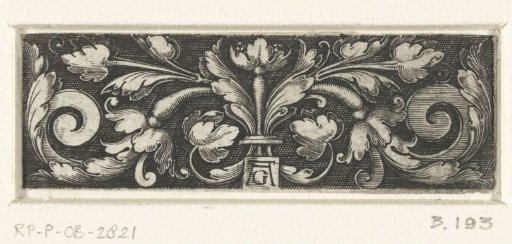 Frieze with leafy scrolls