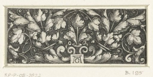 Frieze with leafy scrolls
