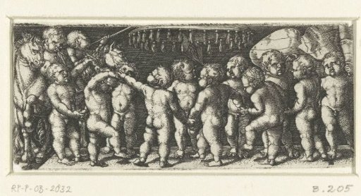Frieze with Dancing Children Under a Baldachin
