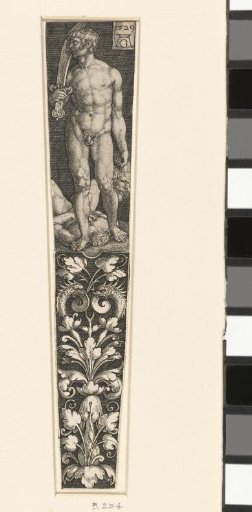 Design for a scabbard with David