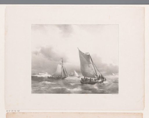 Sailing Ships at Sea