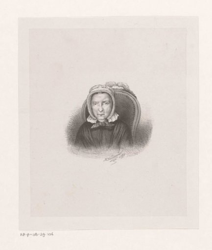 Portrait of an old woman
