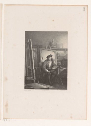 Rembrandt in His Studio