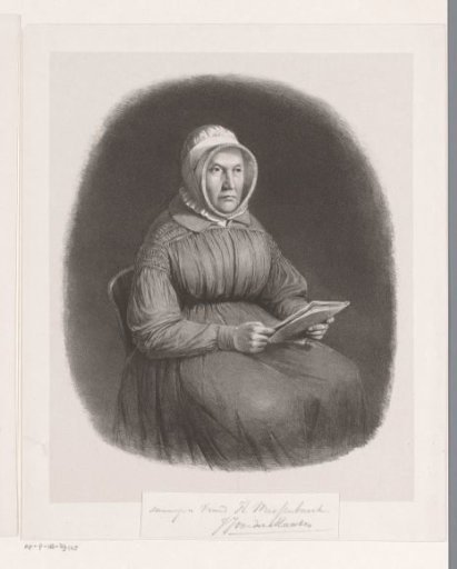Portrait of Hendrika Zwart (1784-1869), mother of the artist