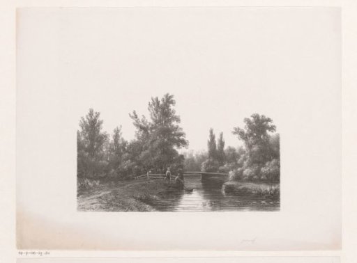 Fishermen by a river