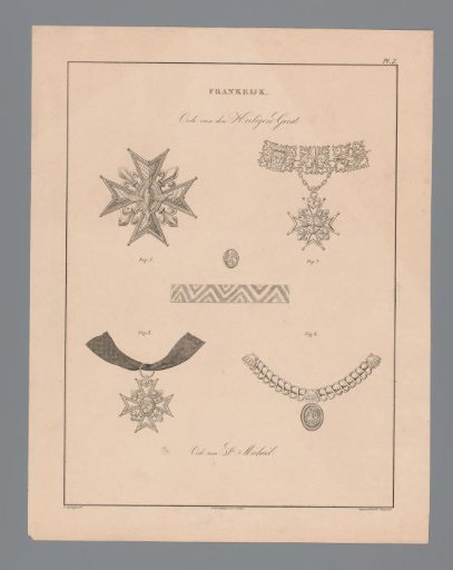 Orders of chivalry from France