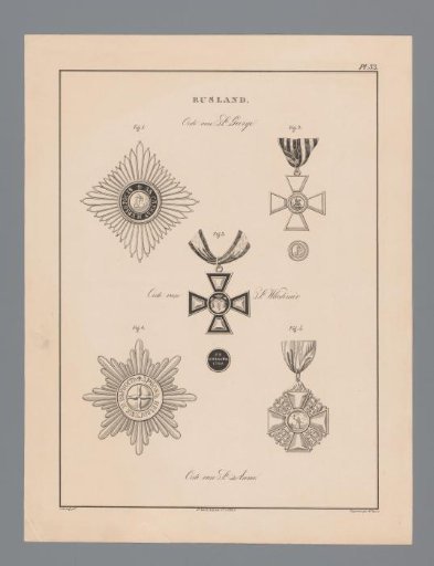 Orders of chivalry from Russia