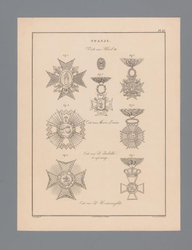 Orders of chivalry from Spain
