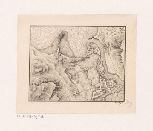 Topographical map