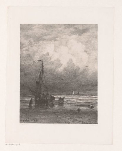 Unloading a Boat on the Beach