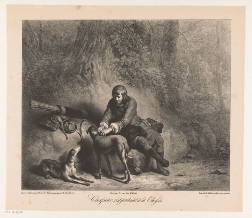 Hunter Preparing for the Hunt