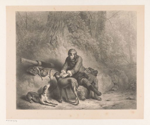 Hunter Preparing for the Hunt