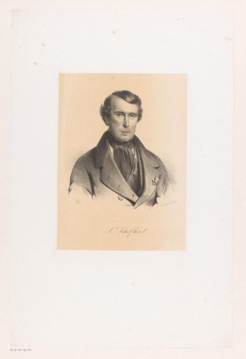Portrait of Andreas Schelfhout
