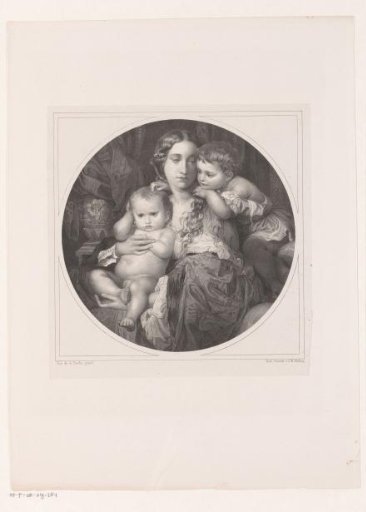 Mother with Two Children