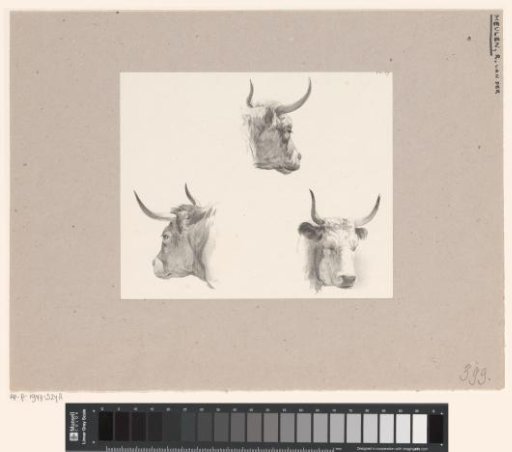 Three ram's heads